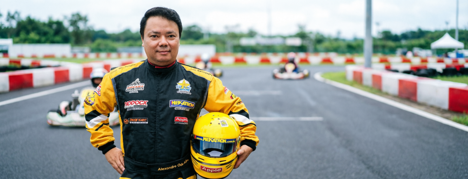 Alexandre Odo, piloto profissional e 10x campeão estadual de kart